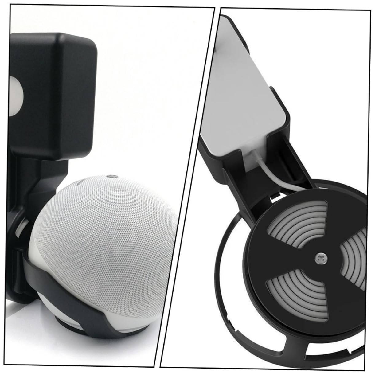HEMOTON 3pezzi Supporto Parete Per Staffa Fissa Montaggio Semplice Design Compatto e Stabile Ottimizza Lo Spazio Senza Compromettere La Qualità Audio