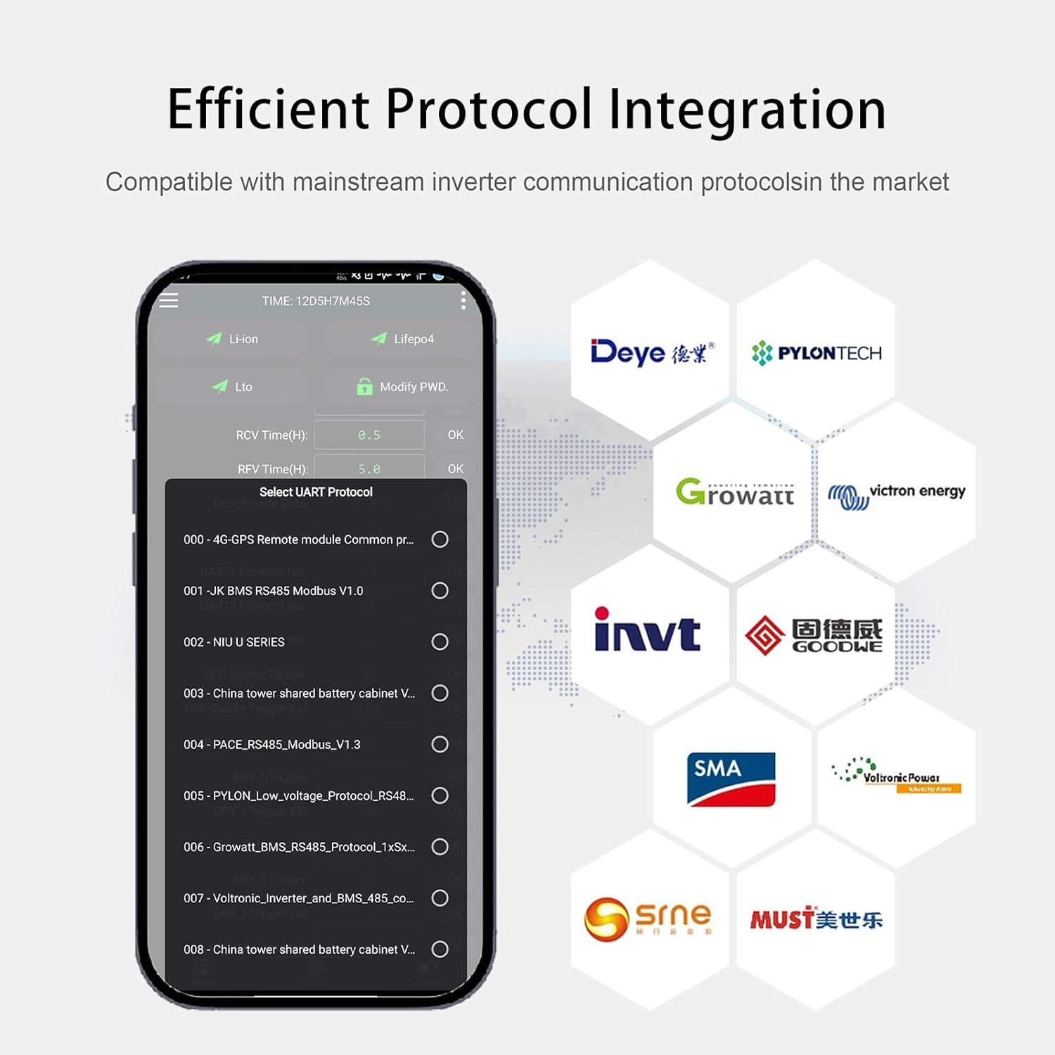 JKBMS Inverter BMS 8S-16S 24V-48V 300A – V19 Home Energy Storage BMS with UART Port, 2A Active Balance, Built-in Bluetooth, RS485 & CAN, for Solar System (JK-PB2A16S30P V19)