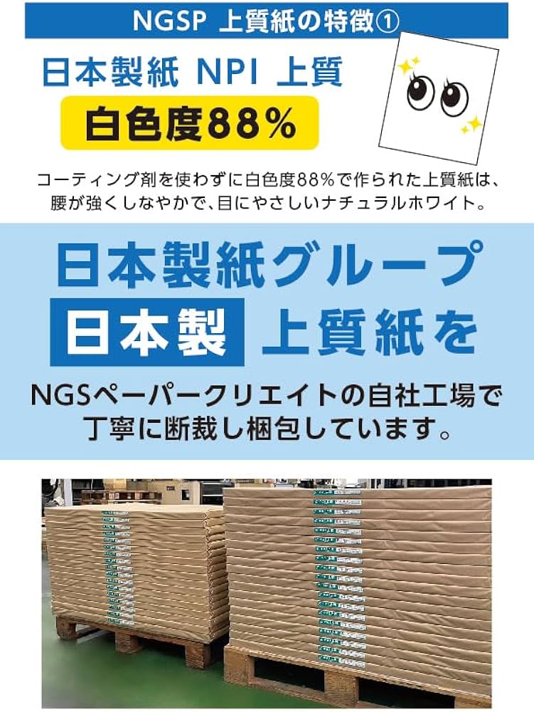 Amazon | 【特厚口】A5上質紙 110kg （日本製紙NPI上質） (A5 100枚