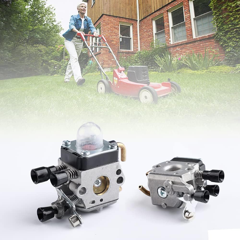 Zestaw gaźników do kosiarki Stihl FS38, FS45, FS46, FS55, FS74, FS75, FS80, FS85, HL45, HL75, HS70, HS74, KM55, KM55R, gaźnik z zestawem przewodów paliwowych, zamiennik filtra powietrza