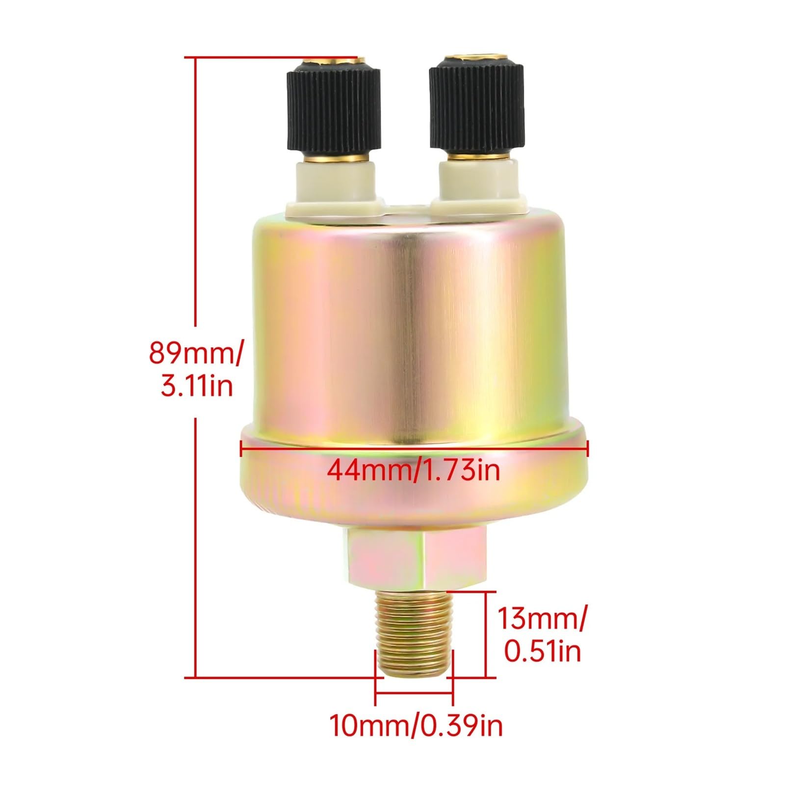 Auto Car 3w1 termometr do wody + miernik ciśnienia oleju + wskaźnik poziomu paliwa z czujnikiem 0-190ohm do łodzi jachtowej 12V24V Wyczyść odczyty(200mm SensorXGauge)
