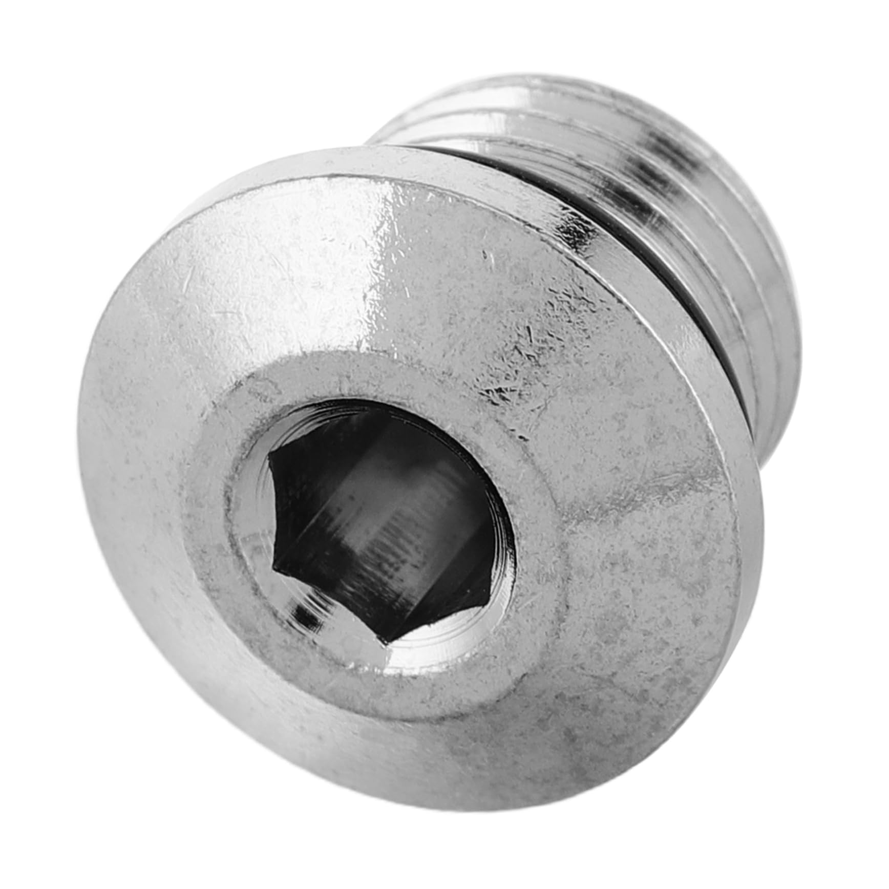 LAPYAPPE Diving First-Class Head Screw Water Sports Parts Scuba Regulators High Pressure Port Plug Diving Regulators Replacement Scuba Diving Screw Adapters Chrome Plated Copper Silver