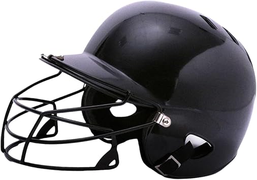 Baseball Hitting Headset with Softball Casque Facemask Guard for Tournament Match