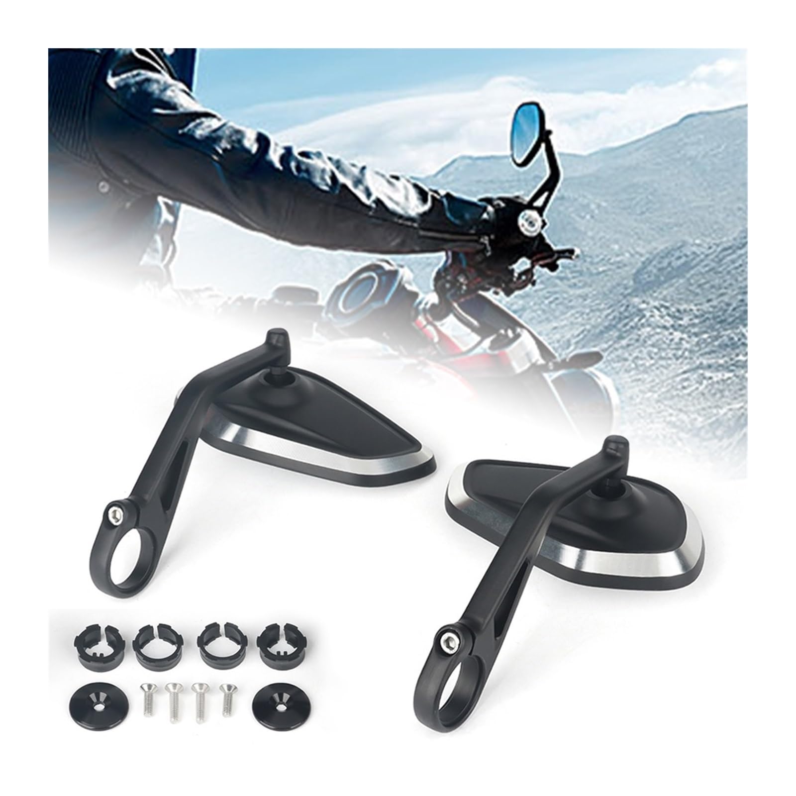 Rétroviseurs Latéraux Rétroviseurs Latéraux De Guidon De Moto pour Triumph Rocket 3 Street Triple S 765 RS R 765RS 765R