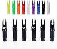 Vista 1 de SOPOGER 50 paquetes de flechas de arco con encoques - Insertos de flecha para flechas de carbono. Encoques de flecha de plástico de.244/6.20mm