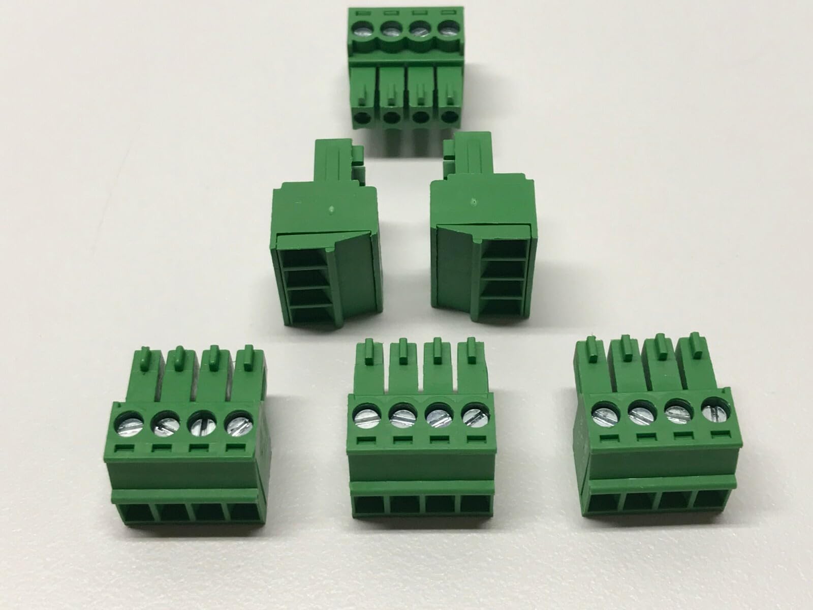 6 Pcs Audio PCB Terminal Block Connector 4-Pin 3.5mm