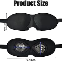 Vista 2 de Escudo ocular después de cirugía de cataratas, máscara de sueño de cataratas con escudo, equipo de recuperación de cirugía ocular, parche para ojos