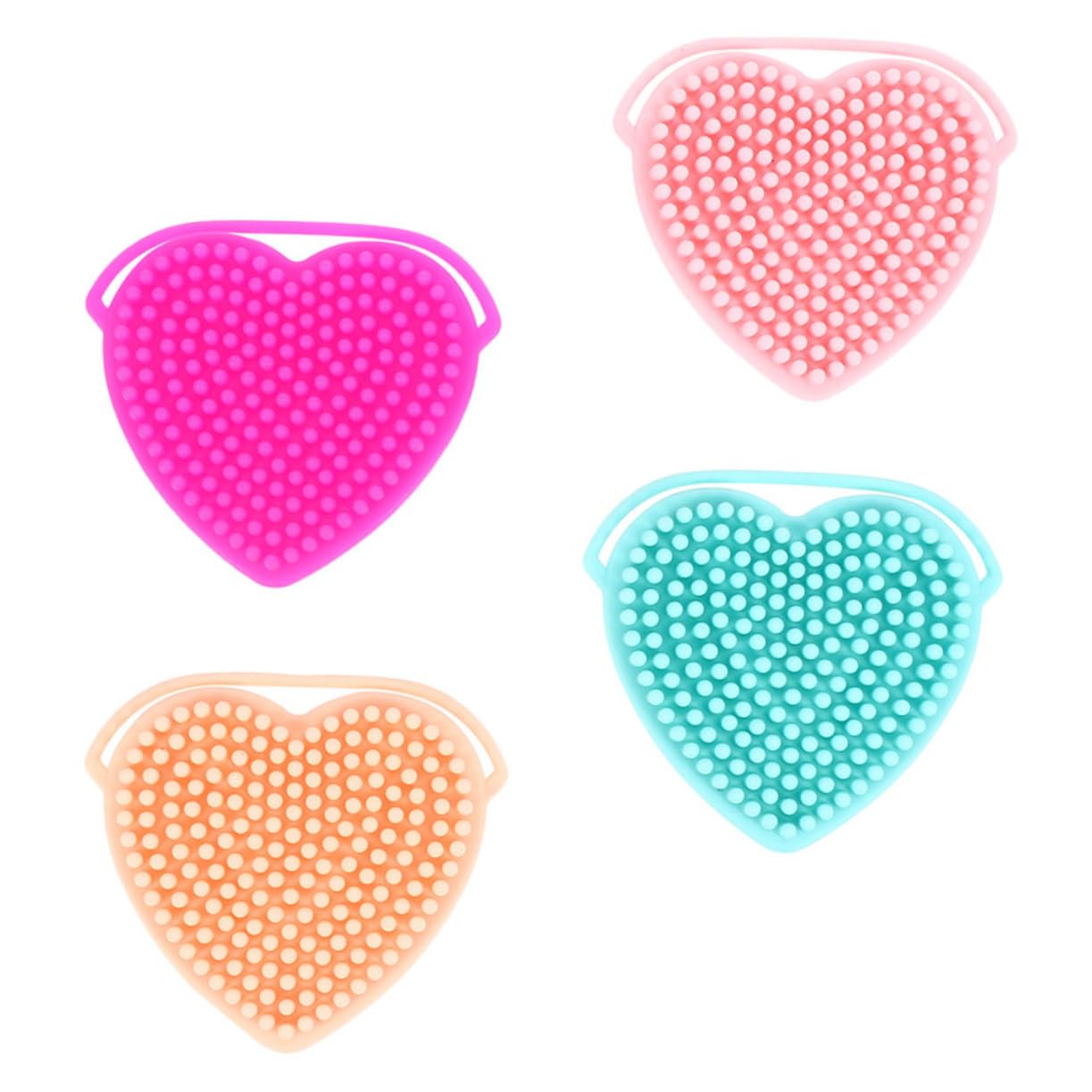 VALICLUD Gentle Face Brush for Women Set of 4 Facial Scrubber Guasha Tool Safe and Skin Cleaning