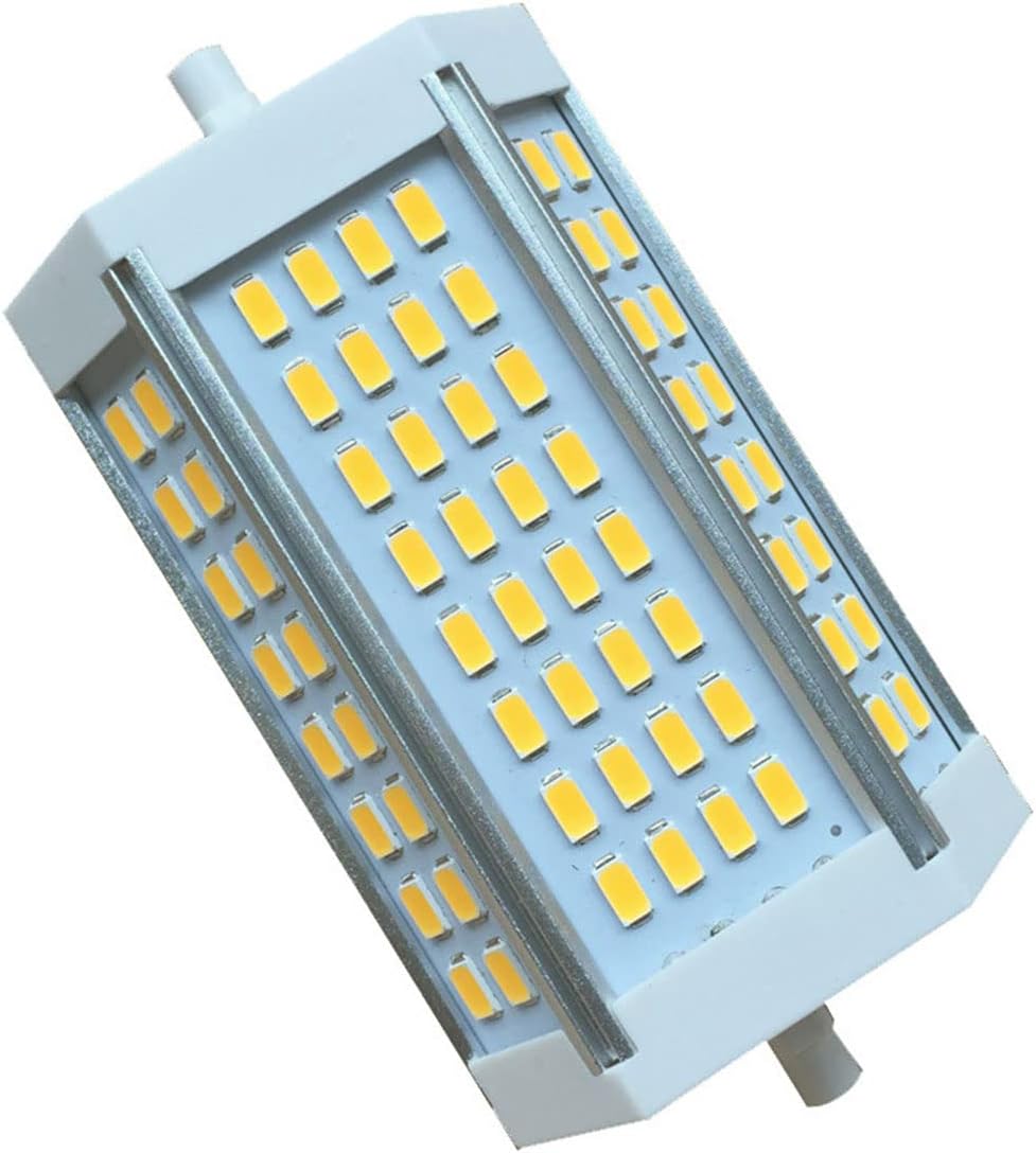30W 118mm J-Type Double Ended Dimmable R7S 118mm LED Flood Light 300W Halogen T3 Replacement, Daylight White 6000K, AC110V, Dimmable for Floor Lamp, Security Lights, Pack of 4