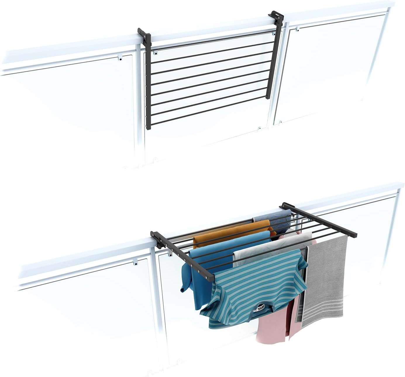 Ringhiera Vetro Scale Interne Esterni Balcone Terrazza Sistema Di Pali - Foto 7