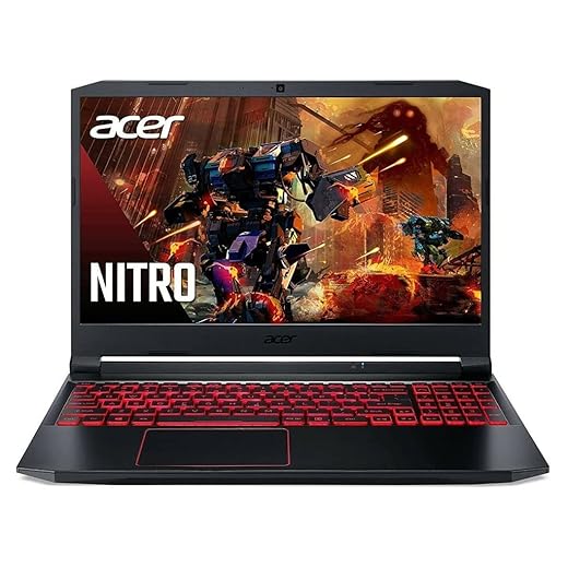 Acer Nitro 5 Gaming Laptop, 10th Gen Core i5-10300H, GeForce RTX 3050, 15.6" FHD IPS 144Hz Display, 16GB DDR4 RAM, 512GB PCIe SSD, USB-C, HDMI, RJ45, WiFi 6, Backlit, Win 10