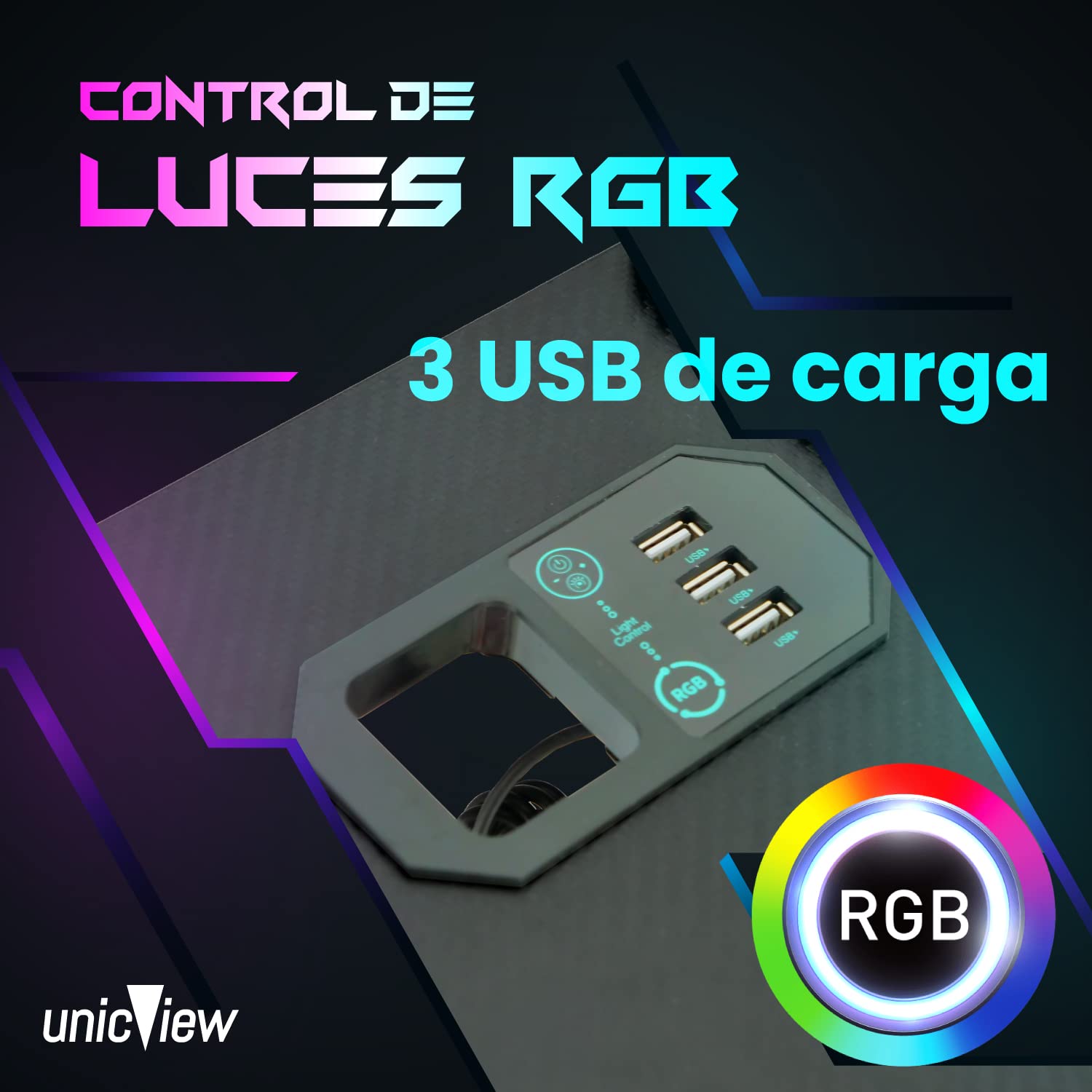 Mesa Gaming, 140cm x 60cm, Gaming Desk, Mesa Grande para Ordenador Consola PS5, Xbox Series, Patas de Acero, RGB LED, Base de Alfombrilla, Mesa Gaming Esquina