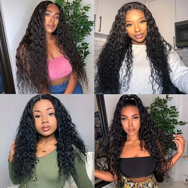 Long Synthetic Lace Front Wig 26 Inch Curly Wavy Glueless HD Amazon.com : SAPPHIREWIGS Lace Front Wig Long Curly  main image 4