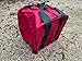BuyBocceBalls Listing - Premium Heavy Duty 8 Ball Bocce Bag - red with Black Handles