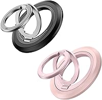 Vista 12 de SYNCWIRE Soporte de Anillo Magnético para Teléfono para MagSafe, Rotación de 360°, Soporte de Agarre para Teléfono Celular, Anillo para Dedo Atril