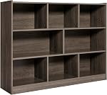 Giantex 8 Cube Bookcase, Freestanding 3-Tier Open Bookshelf, Grey | Modern Storage Display Cabinet, Wood Cube Storage Organizer for Living Room, Home Office, Kid’s Room