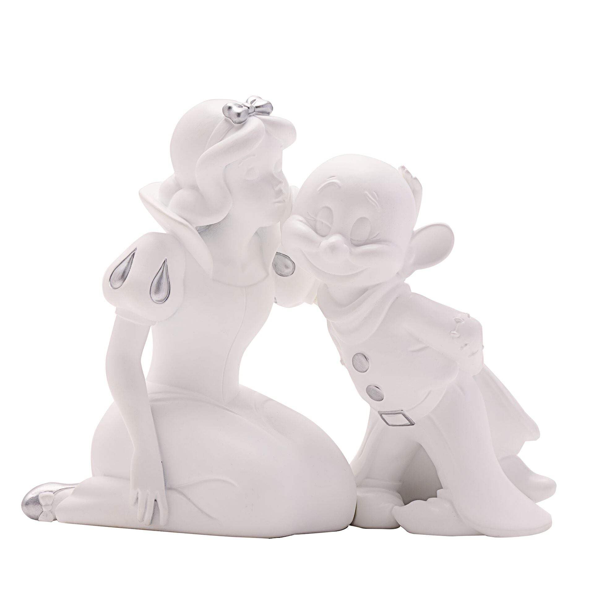 Tirelire Blanche-Neige Disney 100 en résine blanche, statuette de collection sculptée
