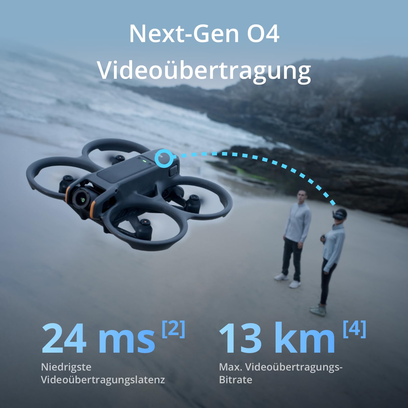DJI Goggles 3, FPV Goggles mit atemberaubenden Micro-OLED Bildschirmen, immersives Flugerlebnis, O4 HD Videoübertragung, einstellbare Dioptrien, Wireless Streaming, Drohnenbrille | FPV, atemberaubende Micro-OLED-Bildschirme, immersives Flugerlebnis, O4 HD