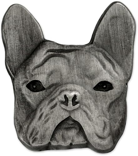 PinMart Pin de solapa plateado para amantes de los perros de raza de perro