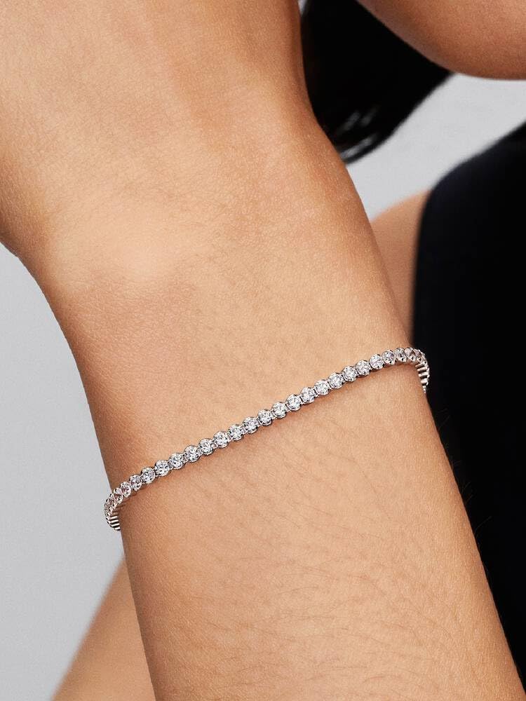 PANDORA Bracciale Tennis Donna Oro Zirconi 563927C01