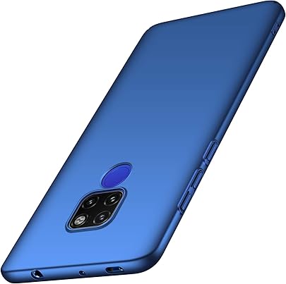 anccer Funda Huawei Mate  Serie Colorida   Ultra-Delgado   Ligera  Anti-rasgu os Estuche para Carcasa Huawei Mate  Azul Liso 