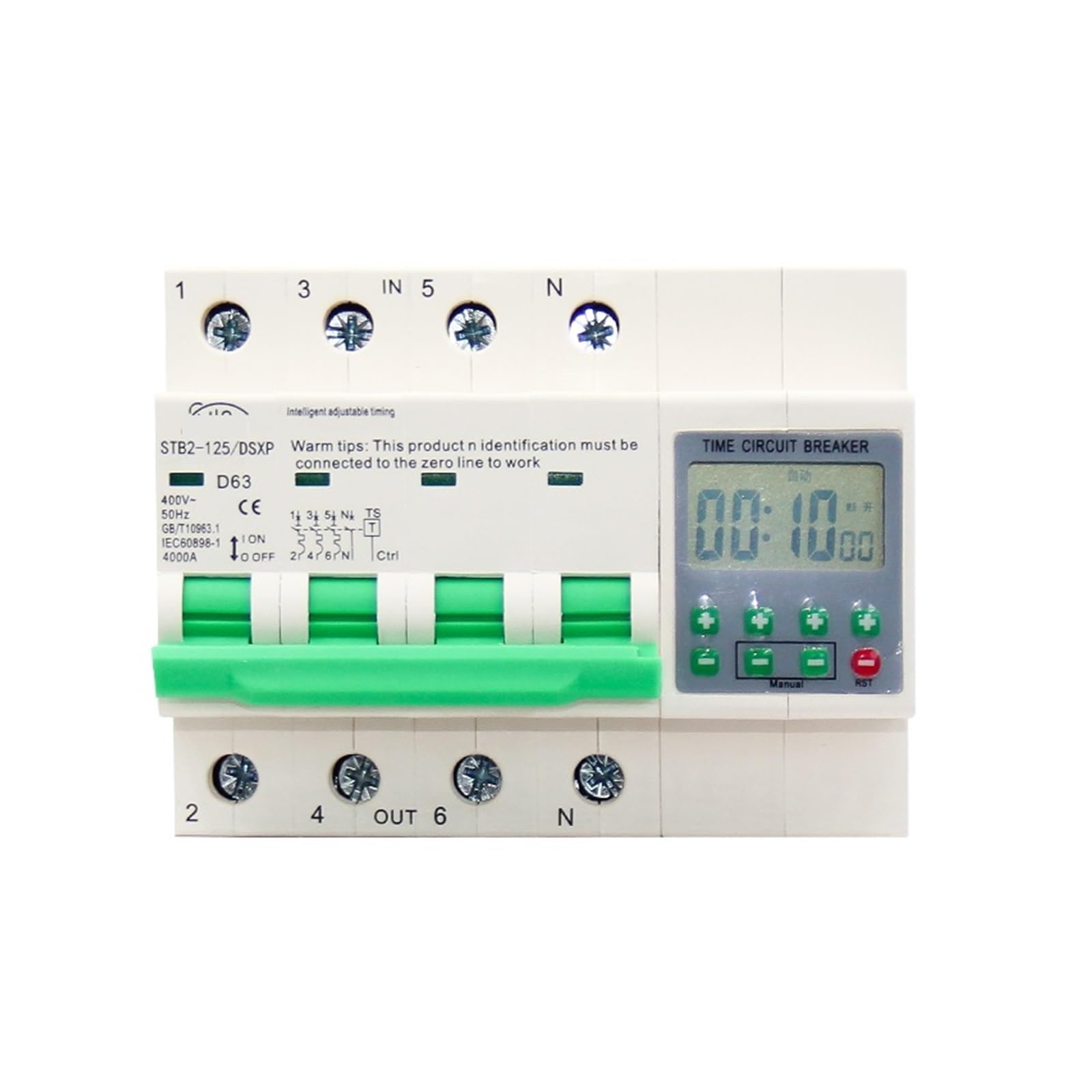 Minuterie réglable 220V 380V programmateur numérique triphasé