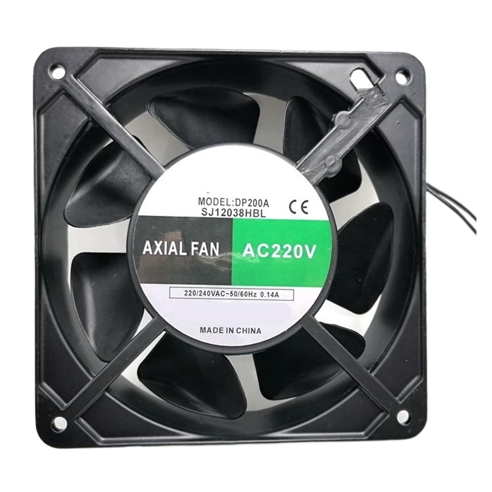 Lzikkgki One Color Sj12038hbl Ac 220V 0.14A 120X120x38mm 2-Wire Cooling Fan