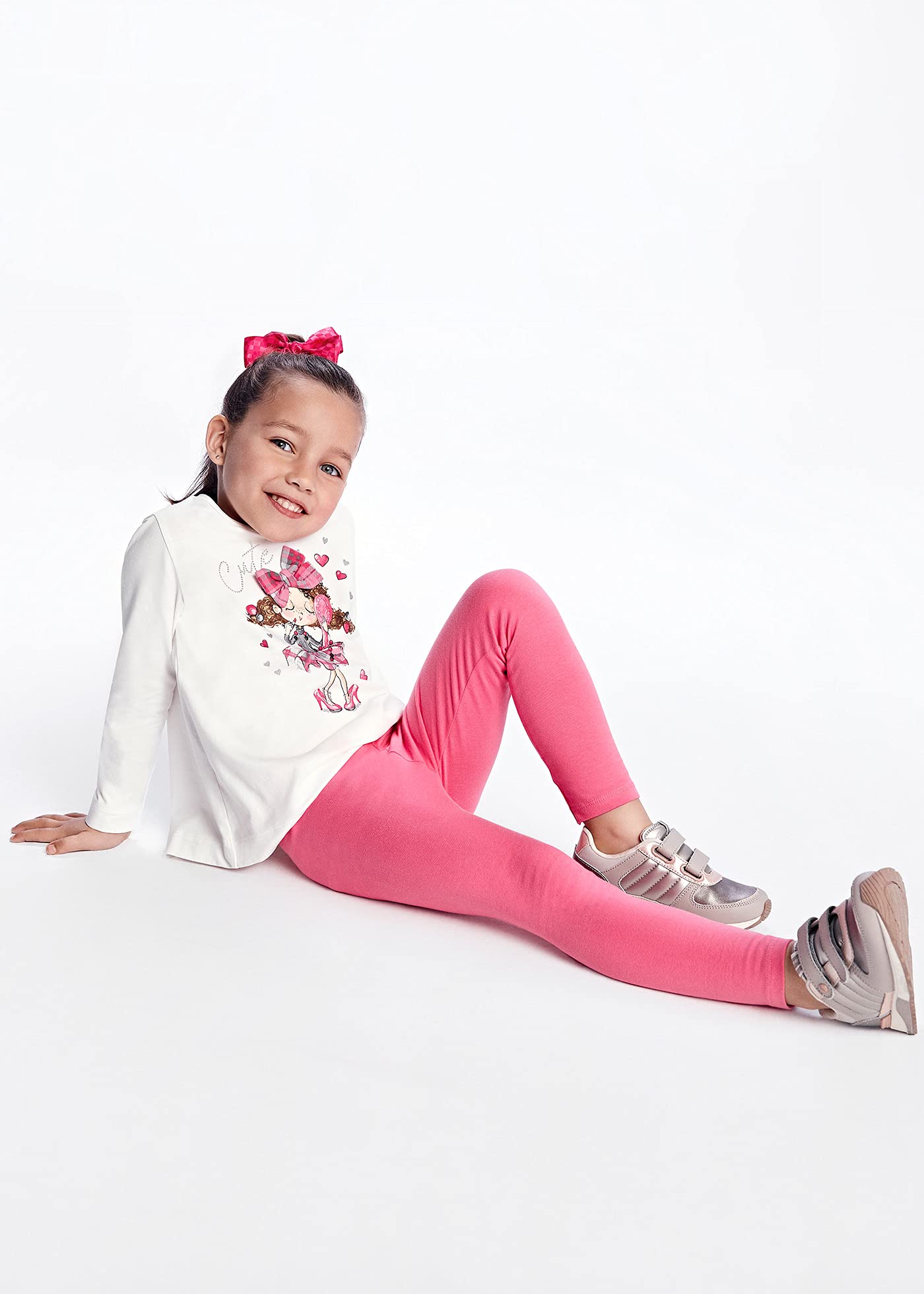Mayoral 11-04746-010 - Set Leggings 2 Hosen für Mädchen 7 Jahre (122cm) Fuchsia