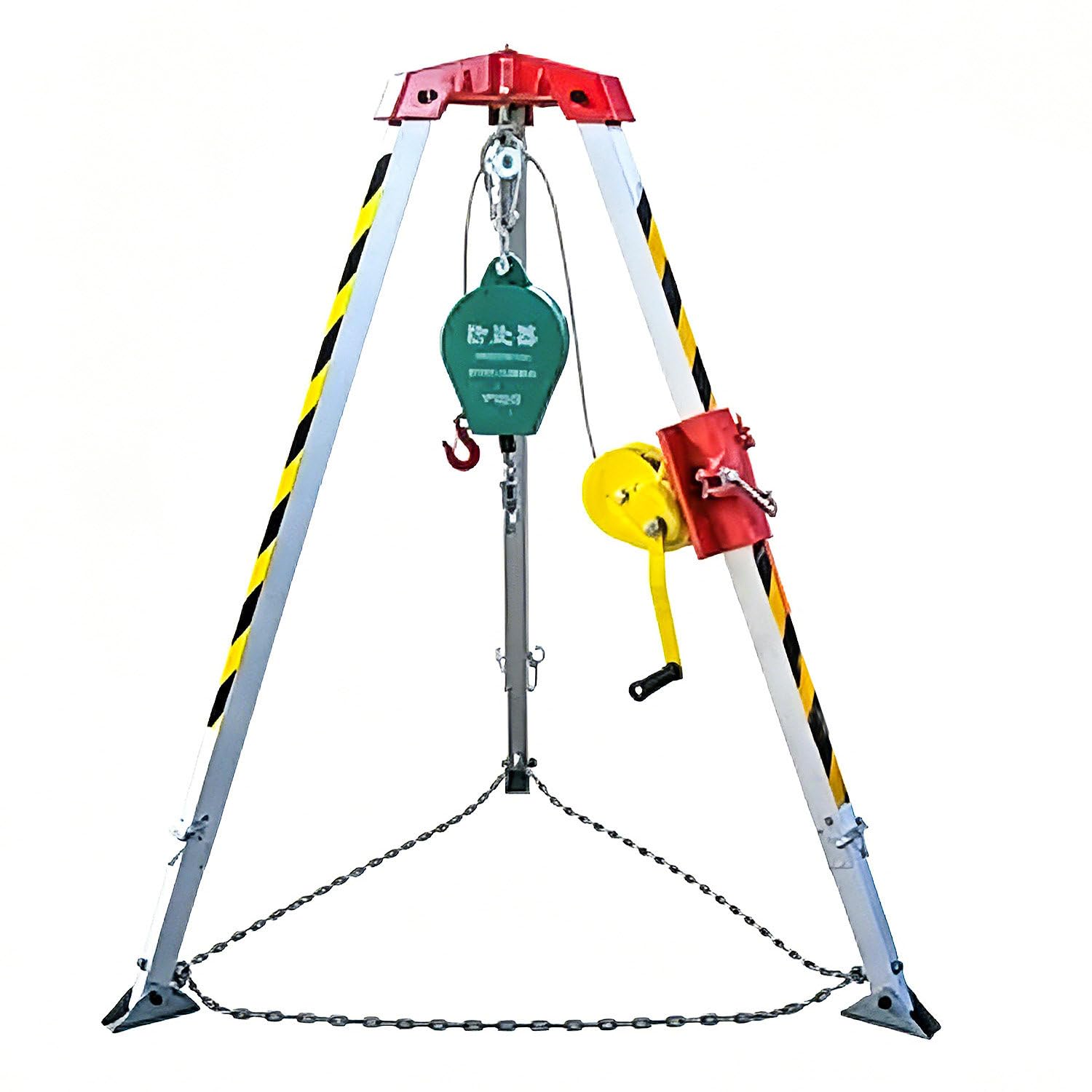 DowPie Heavy Duty Lifting Tripod, Telescopic Aluminum Tripod 1200lbs