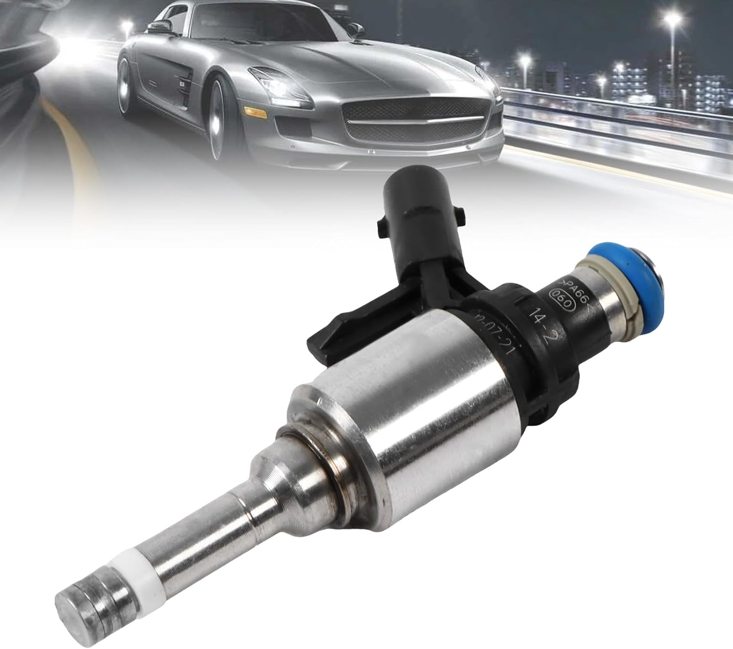 06H906036G Fuel Injector for VW Volkswagen CC Eos GTI Tiguan Golf Beetle Jetta Passat CC Passat Jetta, for Audi A3 A4 Quattro A5 Quattro A6 Quattro Q5 TT 06H906036P 6 Hole Engine 06L906036AA