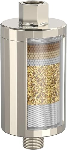 Miniatura 8 de Filtro de cabezal de ducha All Metal filtro de ducha KDF 55 con vitamina C E y A para agua dura, filtros de agua universales de alta presión para