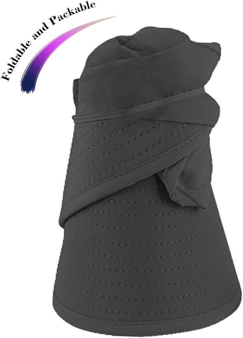 HINDAWI Sun Hats for Women Wide Brim UV Protection Sun Hat Summer Beach Packable Visor - Image 6