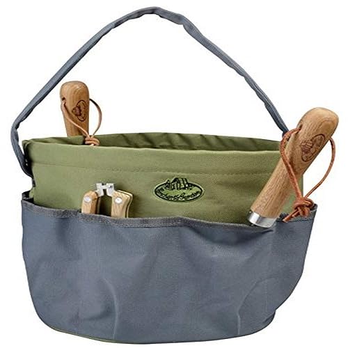 Esschert Design Round Garden Tool Bag, Gray