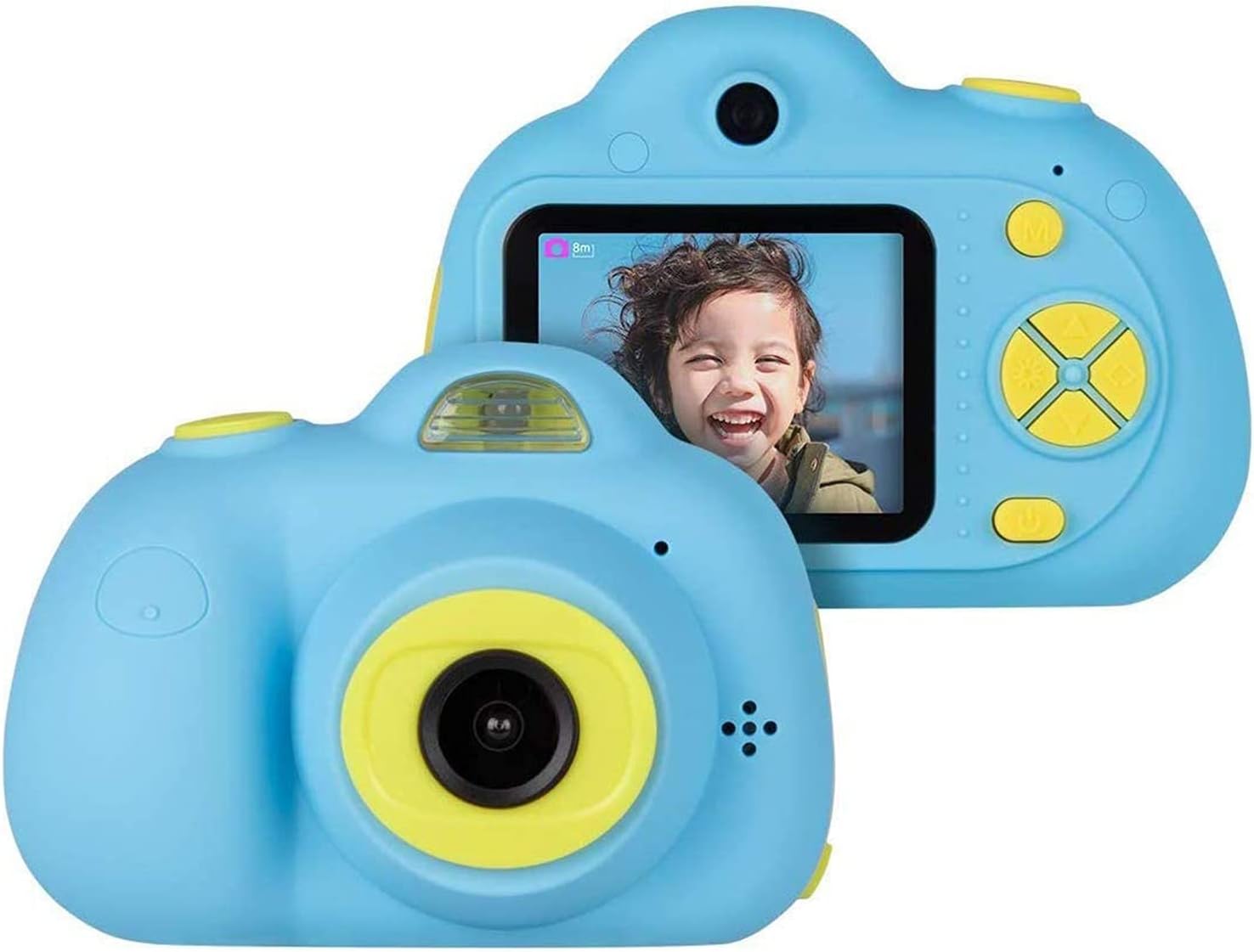 Kids Camera for Boys Gifts, 12.0MP Selfie Video Digital Camera with Flash for Children, Shockproof Learning Toy Cameras for Boy Girl Birthday Travel Gifts