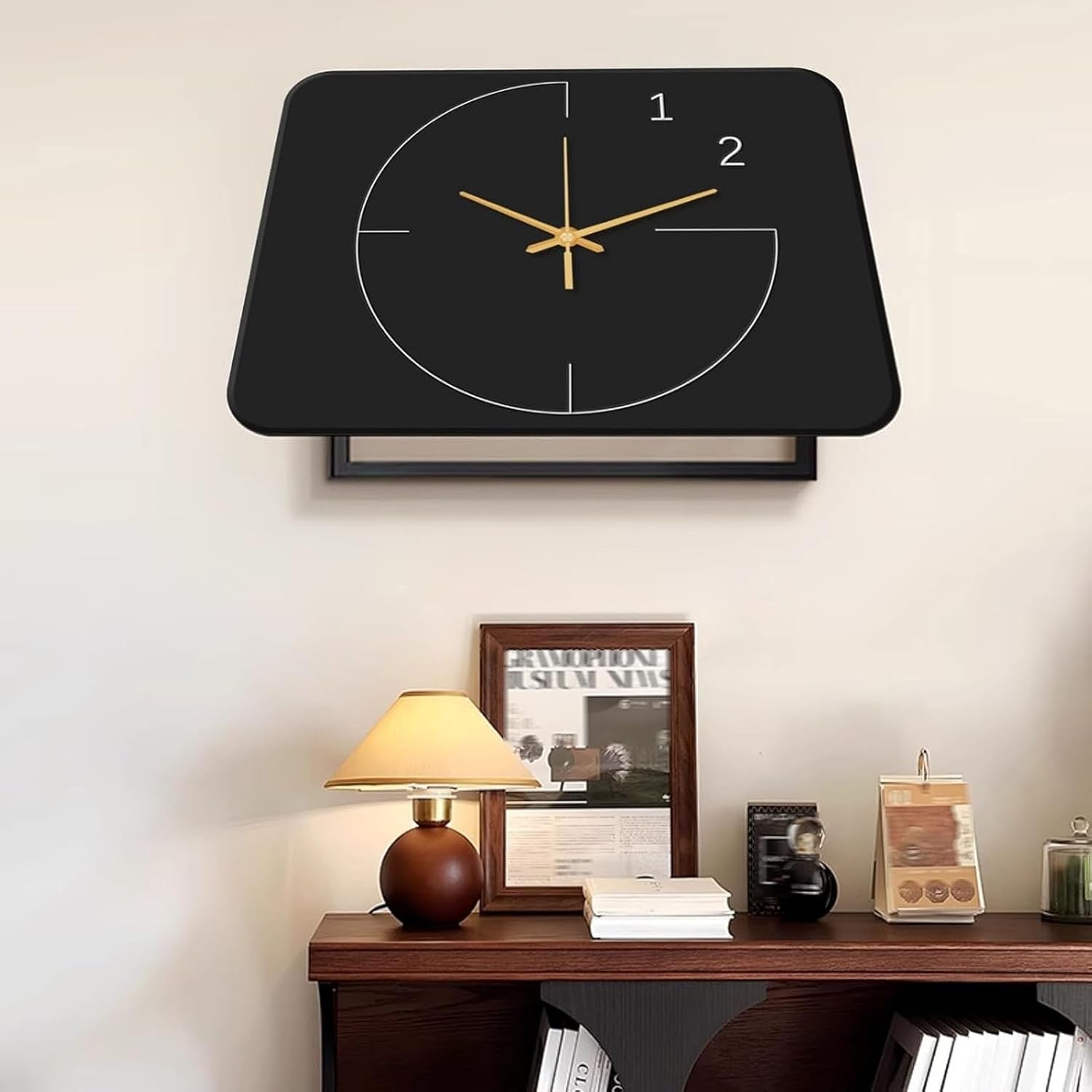 Breaker Box Cover Wall Mounted Decorative Fuse Box Covers Wood Electrical Panel Cover Electric Meter Box Cover with Shelf & Hooks for Home and Office(White,51x41cm/20x16in(LxH))