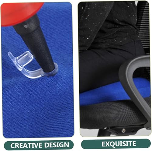 Miniatura 5 de GLEAVI Cojín redondo para silla de 2 piezas, cojín de ciática, cojín de asiento redondo, almohada de dona, cojín para hemorroides, cojín para silla