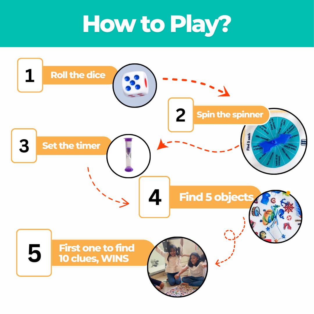 Berrybee I Spy Mat | Detective & Educational Game for Kids Ages 6–10 | Brain-Boosting Play Mat for Matching, Search & Find, Memory Skills | Fun Gift for Boys & Girls Toddlers and Seniors 1