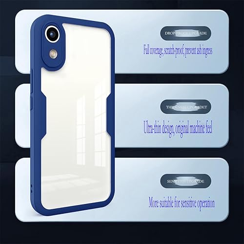 Miniatura 7 de Funda transparente para Samsung Galaxy A03 Core con protector de pantalla, transparente, delgada y delgada, cubierta protectora de cuerpo completo,