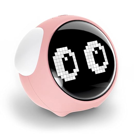 Kids Alarm Clock, Dual Alarm Setting, Adjustable Brightness Night Light, Voice product image