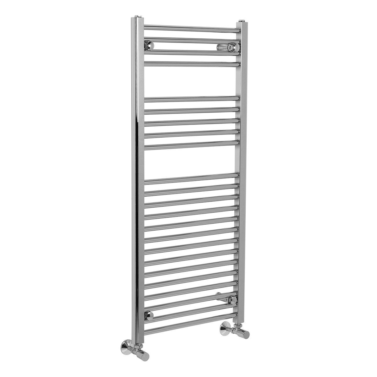 Warmehaus Chrome Straight Bathroom Heated Towel Radiator Rail Rad 1100 X 500 Central Heating Ladder Warmer