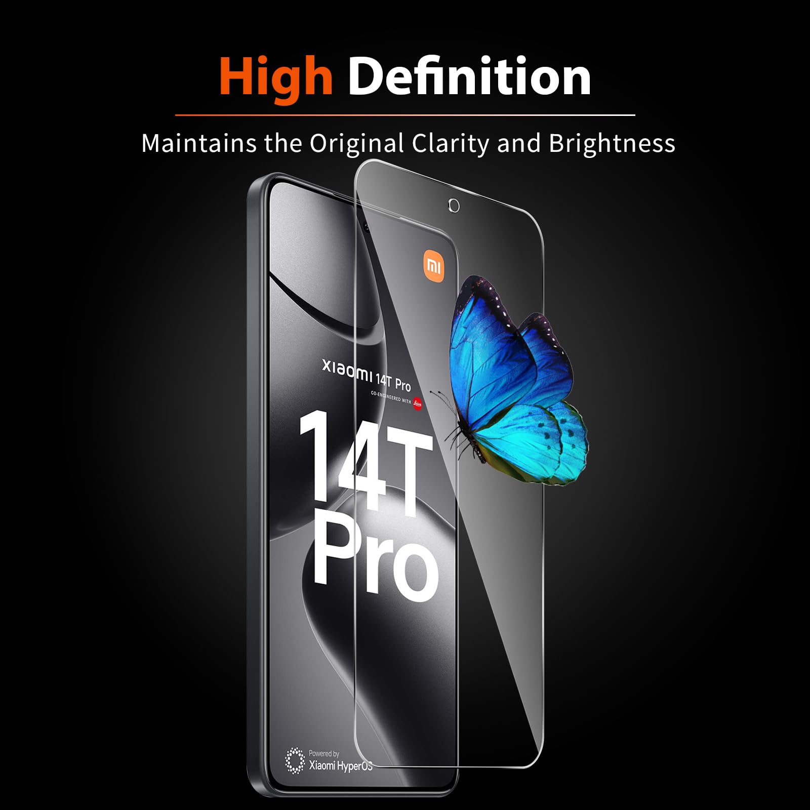 nvskvd Pellicola Idrogel per Xiaomi 14T /14T Pro, 3 Pezzi Pellicola Protettiva TPU per Trasparente HD Morbida Display ID Impronte Digitali(Non Vetro Temperato