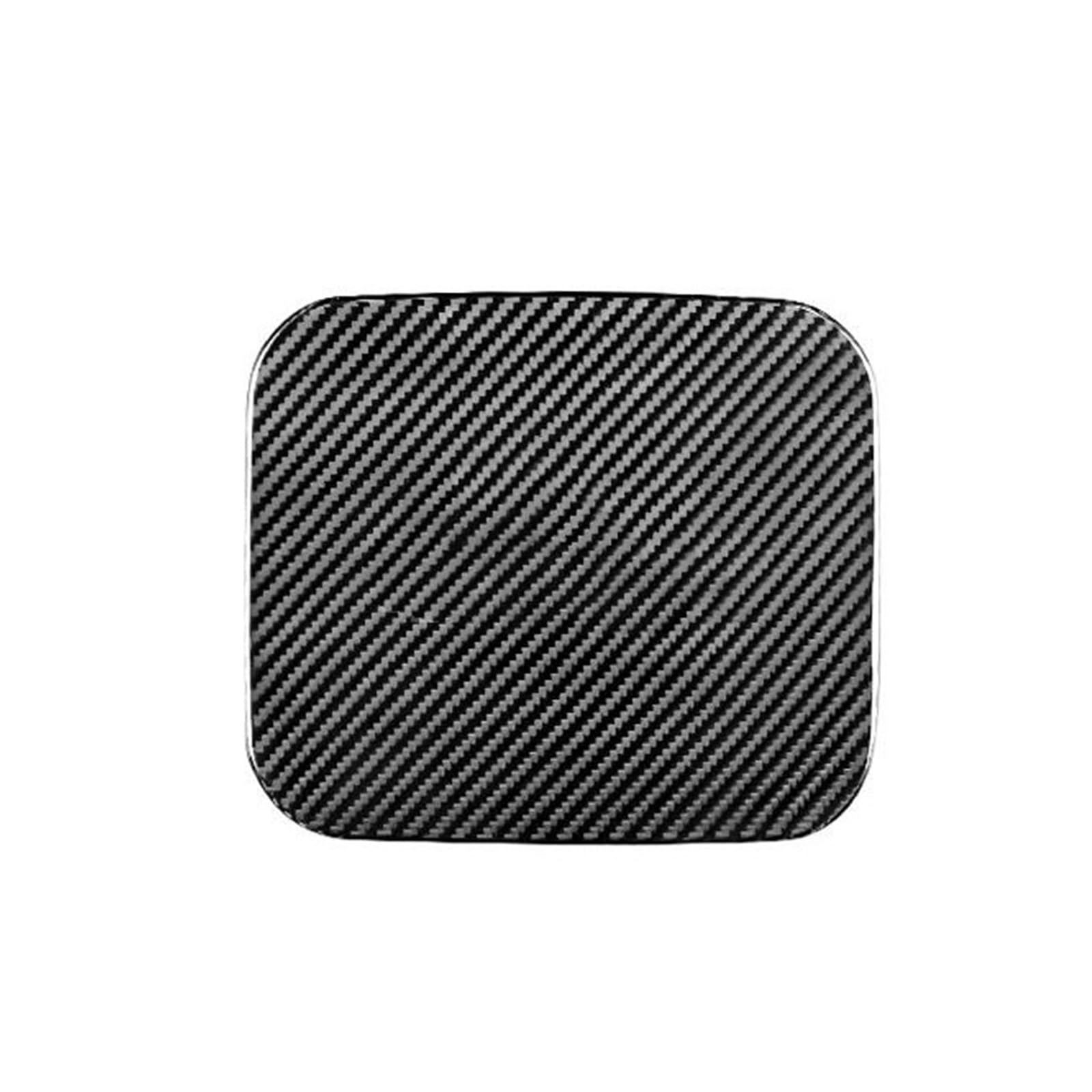 Garniture en fibre de carbone pour bouchon de réservoir carburant Q50 Noir