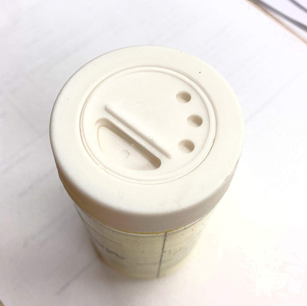 Botella de polvo de purpurina fina de 100 gramos (amarillo)