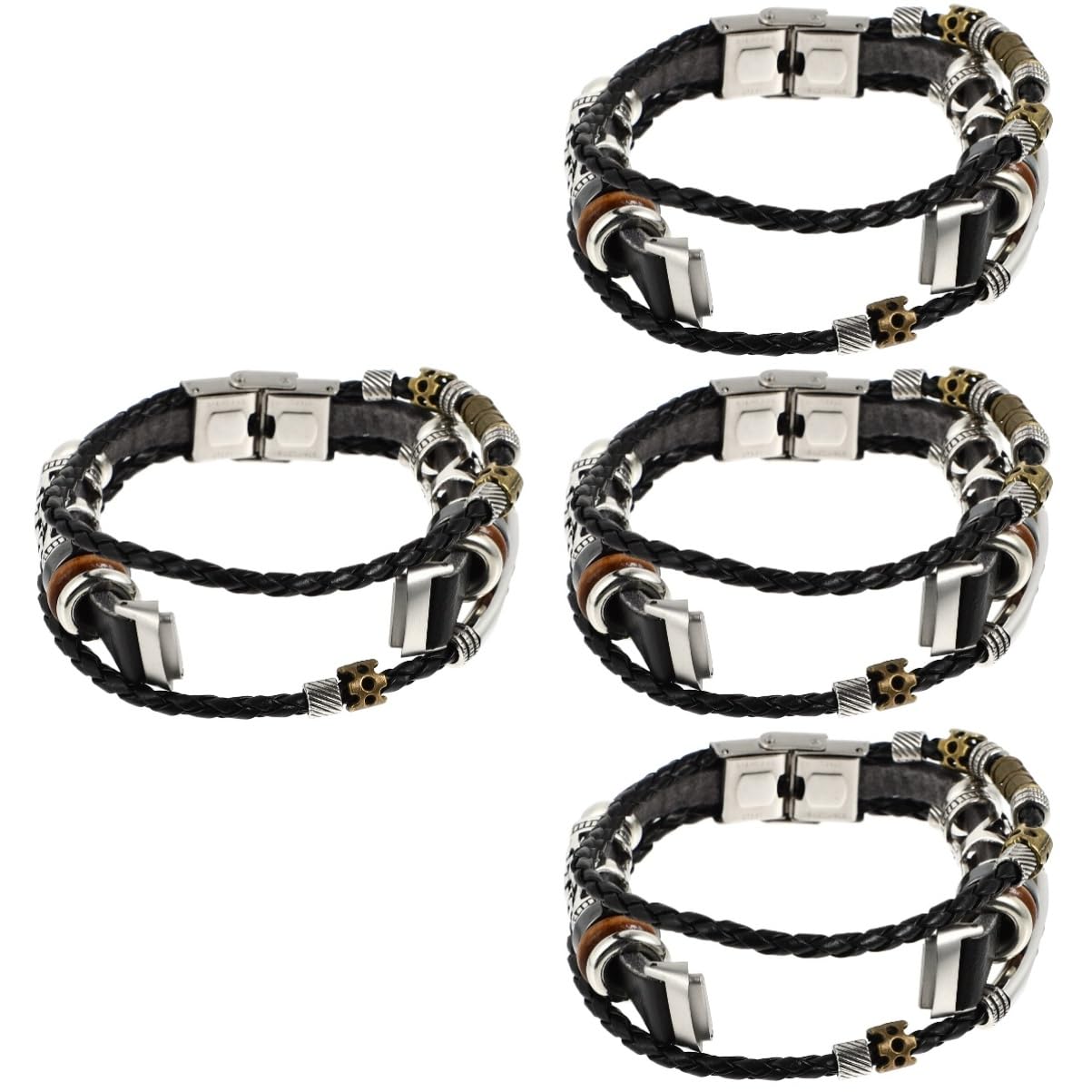 BESTonZON 4stücke Ersatzarmband Für Damen Stilvolles Armband Aus Leder Und Kompatibel Mit Luxe Für Hochzeit Geburtstag Valentinstag Elegante Geschenkidee