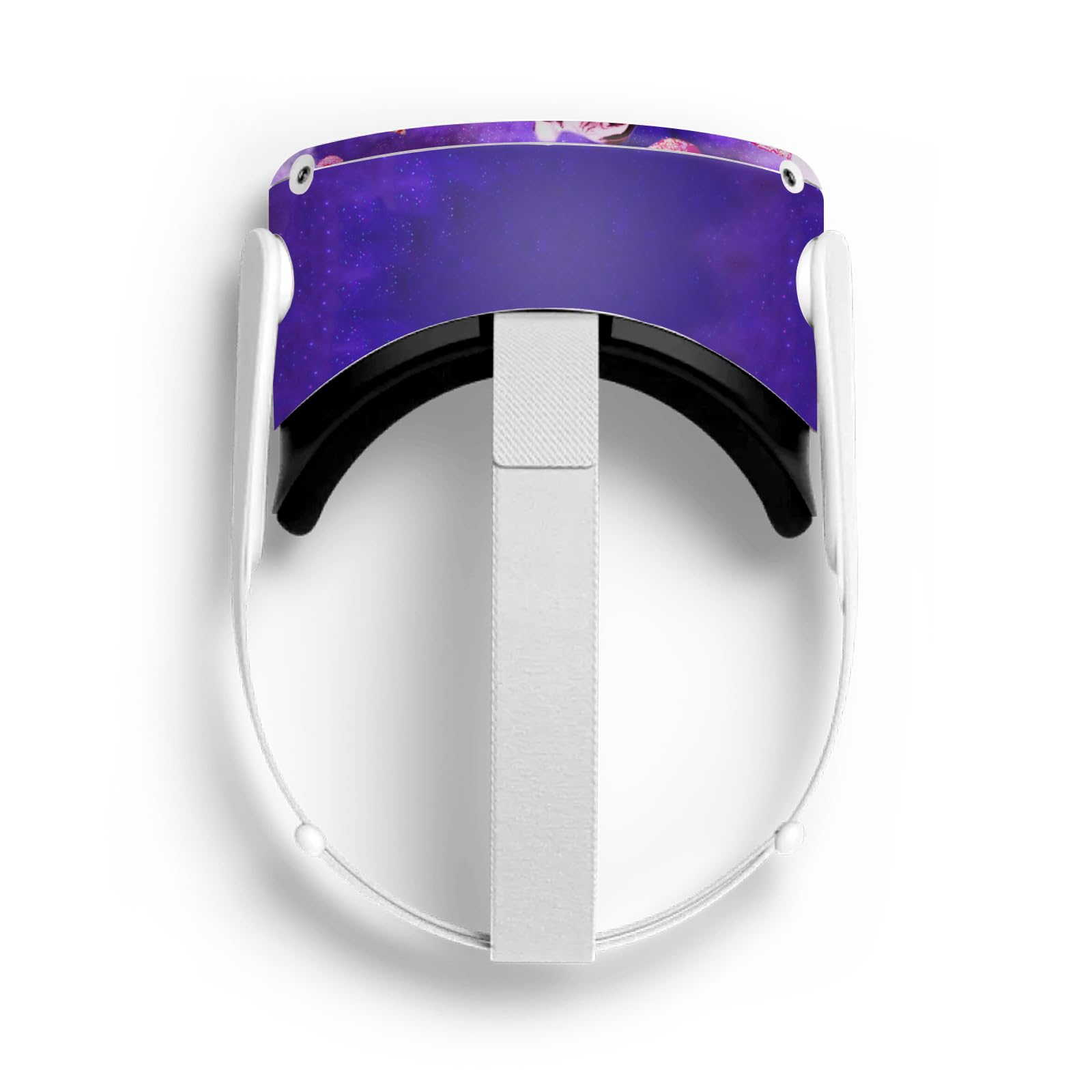 Head Case Designs Officially Licensed Random Galaxy Space Pugs Pizza & Donut Art Mix Vinyl Sticker Skin Decal Cover Compatible with Meta Quest 2