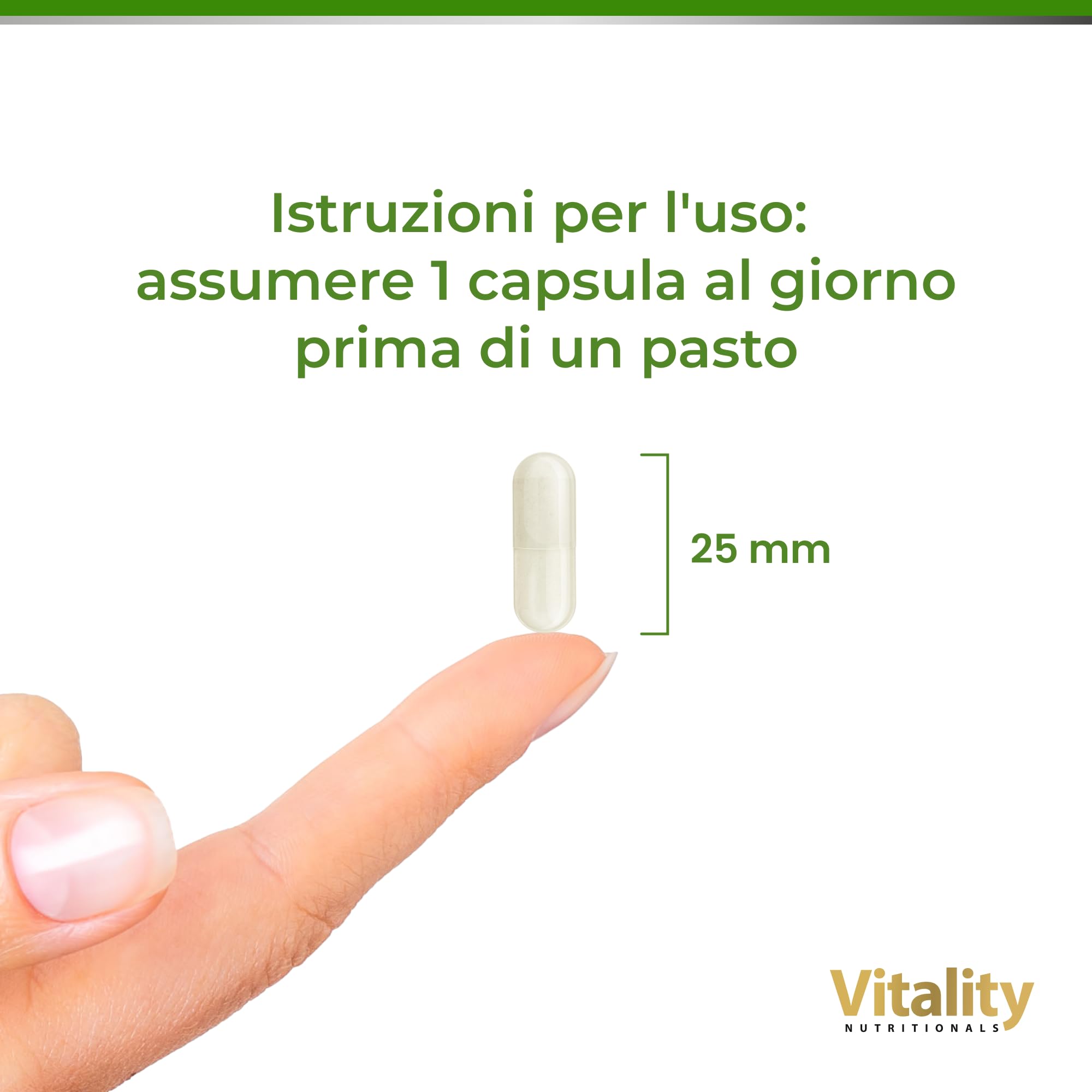 Taurina Pura 1000 mg per capsula, 1 Capsula al Giorno per 4 Mesi di Trattamento. Taurin senza lattosio, soia, glutine e lievito. Vegano. Vitality Nutritionals di VitaminExpress.