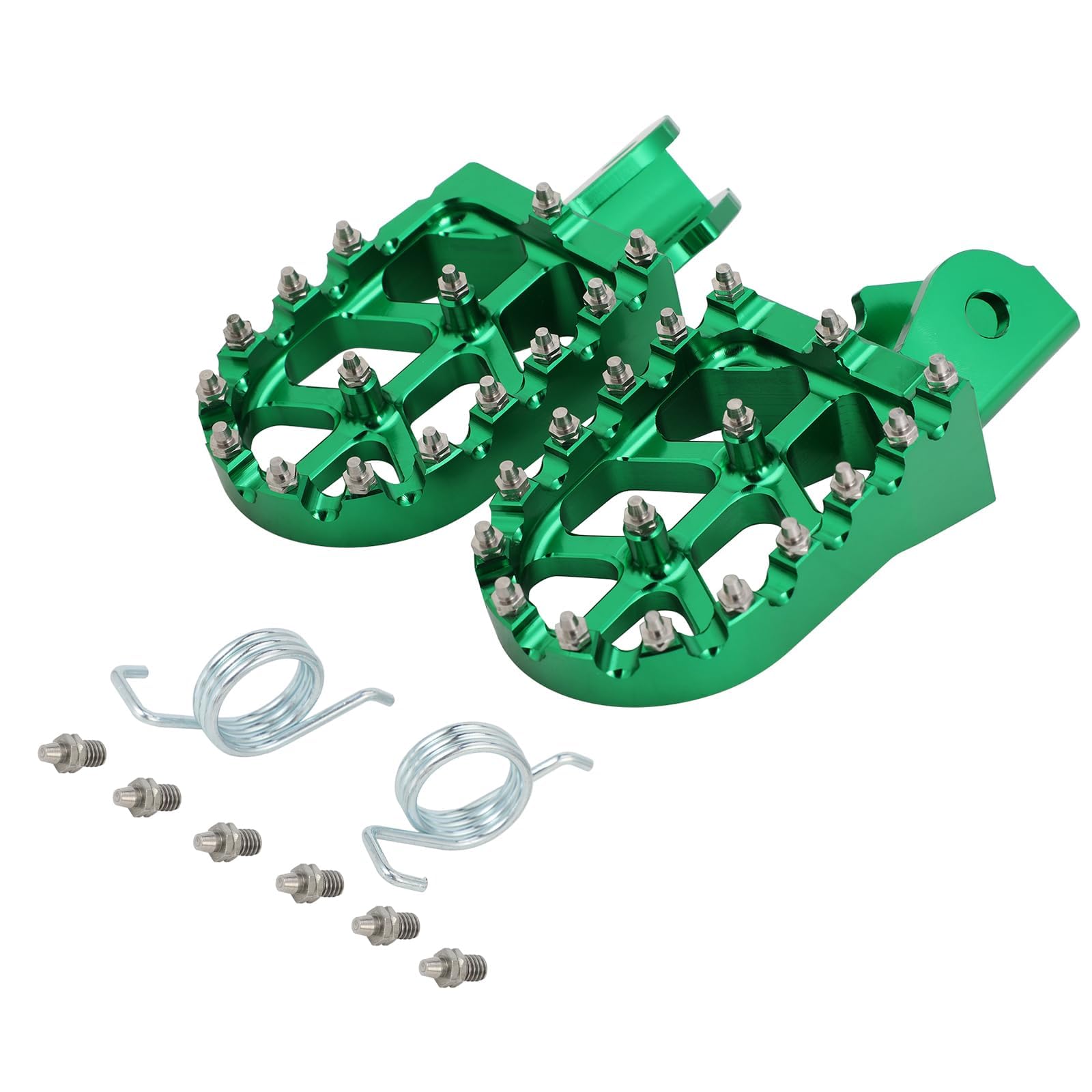 EOEIIQXZJXG Motorcycle Footrest Pegs, for Kawasaki KX250 KX250F KX250X KX450 KX450F KLX450R KX450X KX Rider Passenger Footrest CNC aluminum Non-slip Pegs Footstool,H
