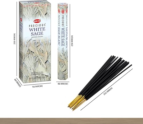 Miniatura 3 de Hem White Sage 100 Incense Sticks 5 packs of 20 sticks