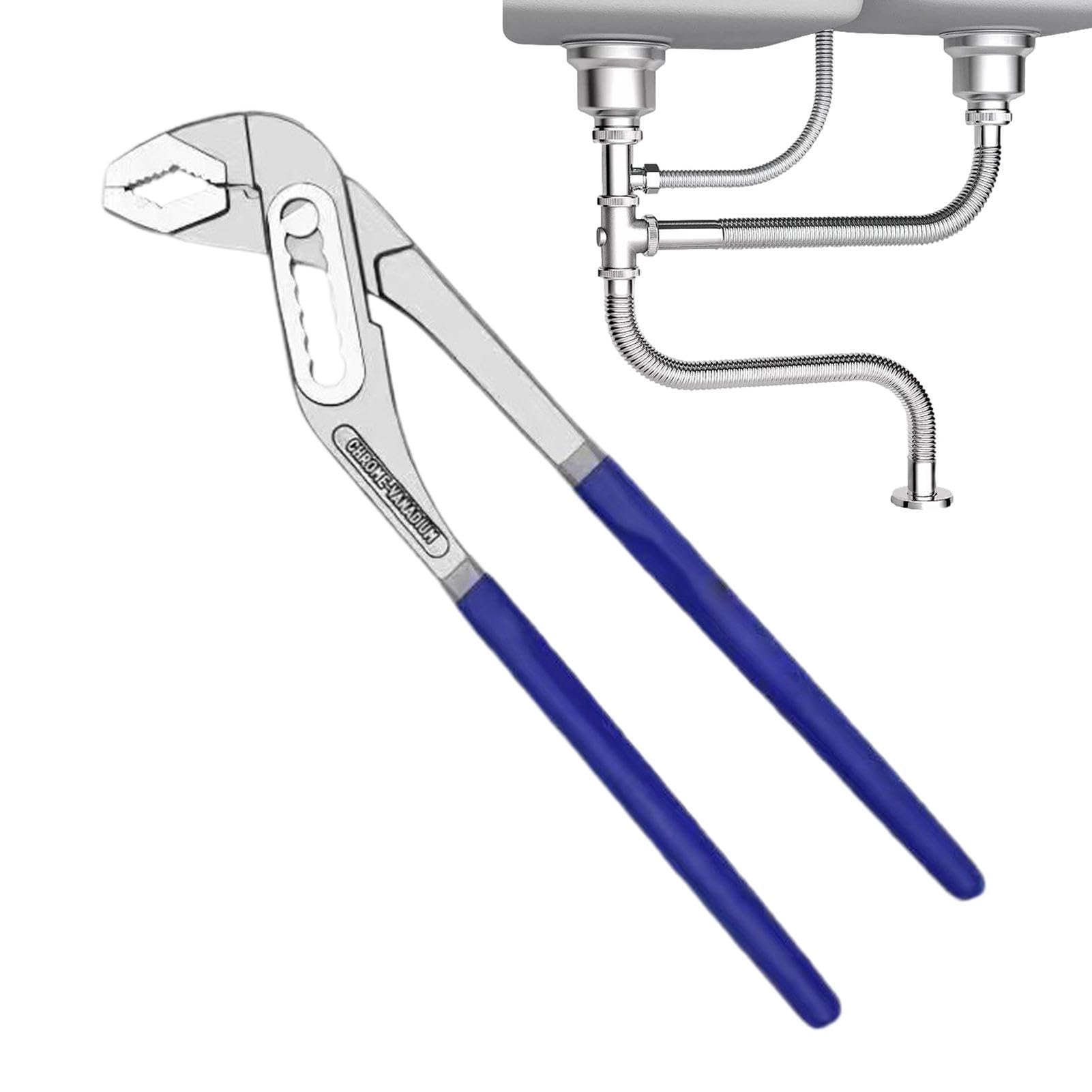 Outils de réparation de plomberie avec pince à joint coulissant
