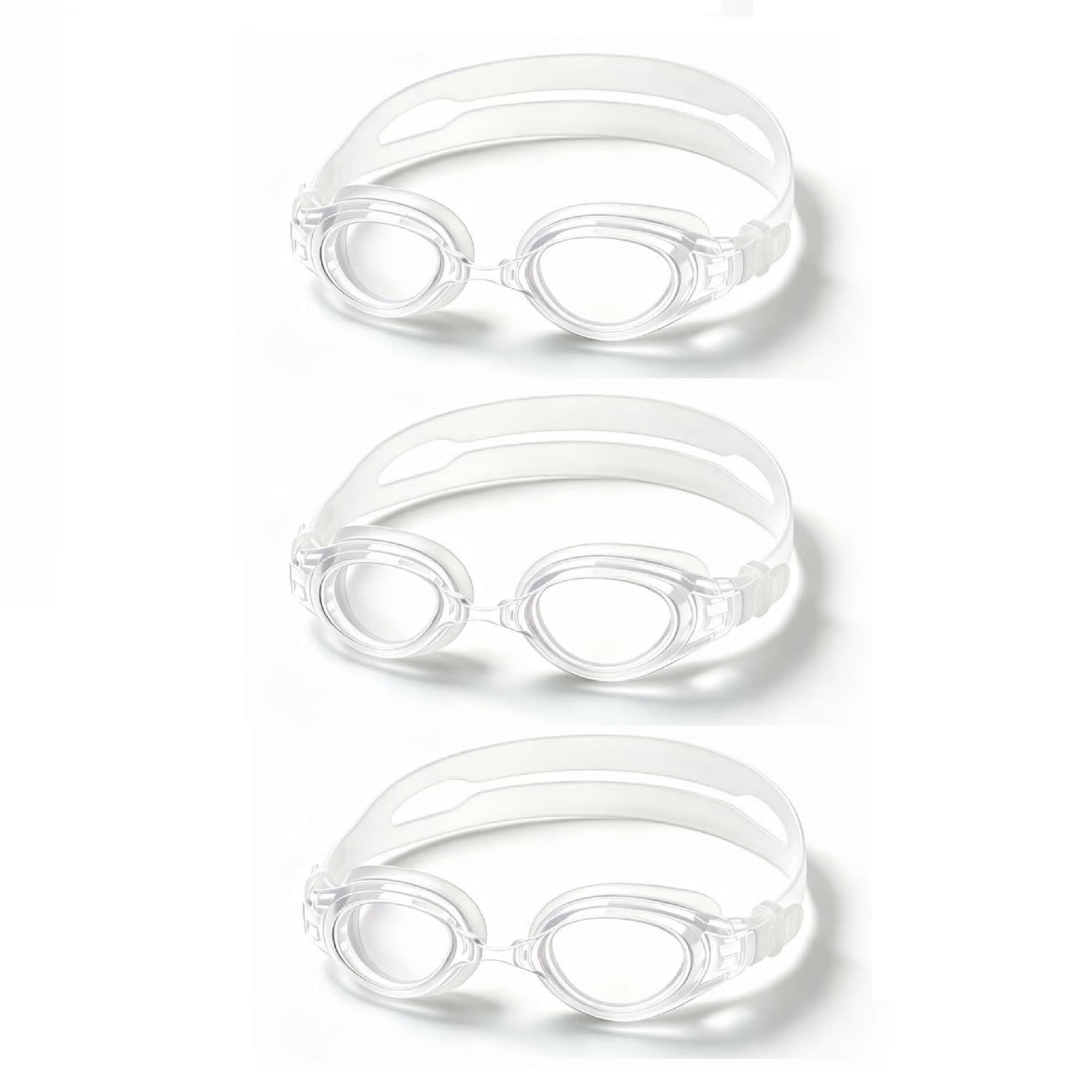 YUENREE 3 Pack Swim Goggles for Adults and Teens